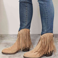 WW | Legend Damen Fransen Cowboy Western Stiefeletten