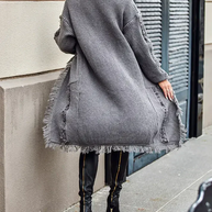 WW | Kuschelige Strickjacke Mit Kordeln