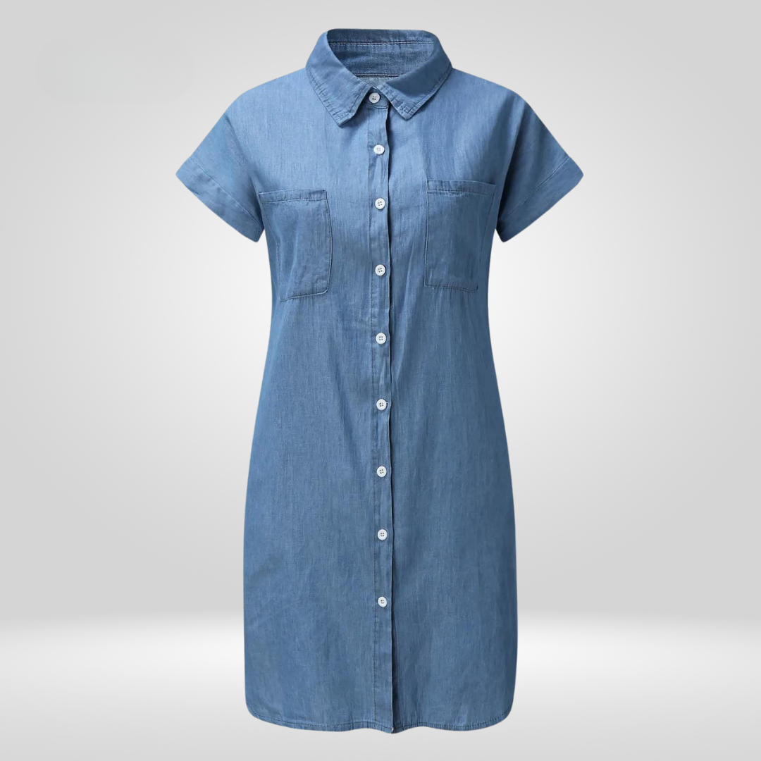 W&W Mode | Elegantes Denim Kleid