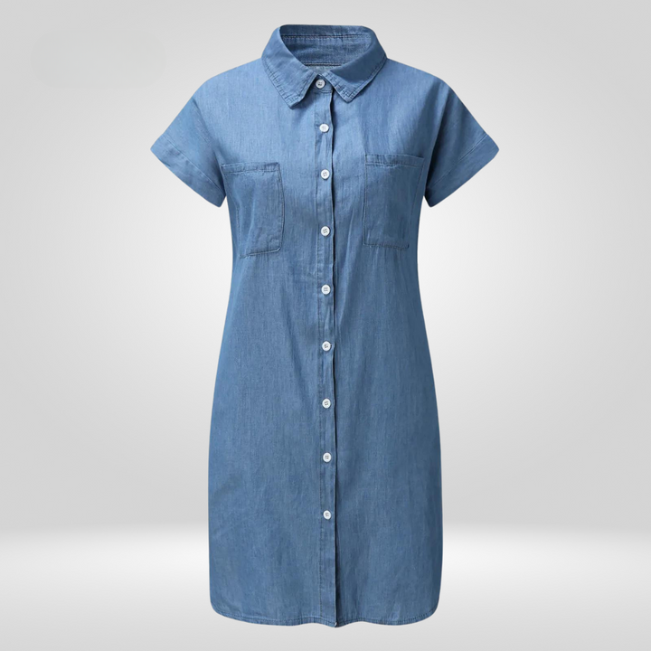W&W Mode | Elegantes Denim Kleid