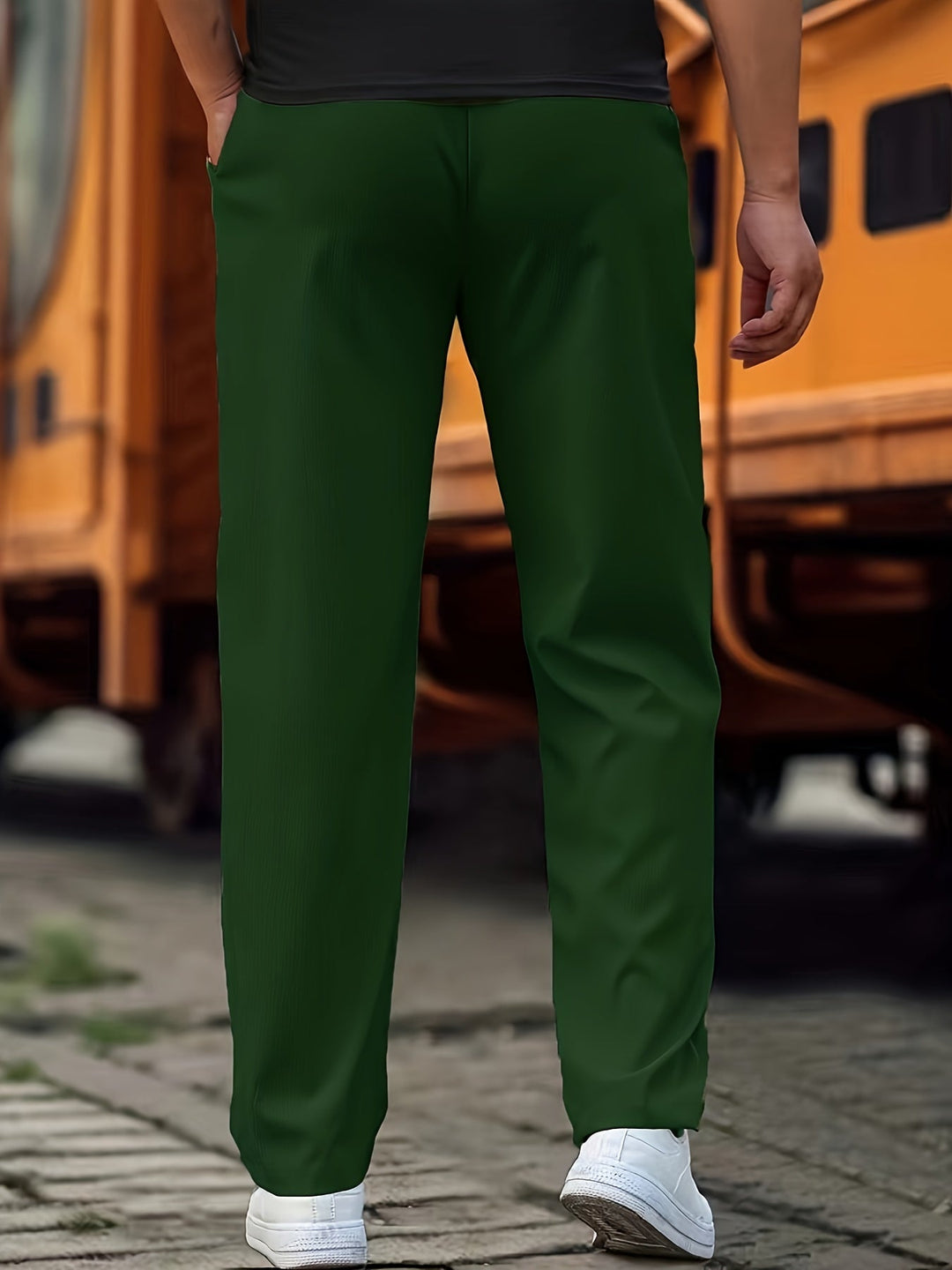 W&W Mode | Stilvolle Kordelzug Athletische Hosen Mit Taschen Für Herren