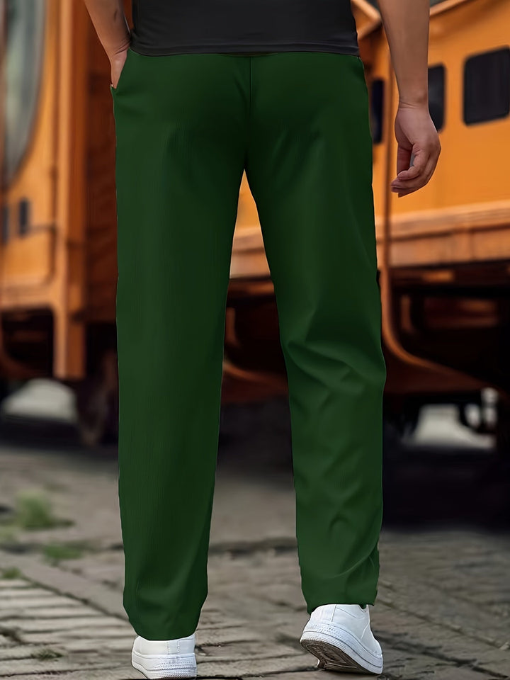 W&W Mode | Stilvolle Kordelzug Athletische Hosen Mit Taschen Für Herren