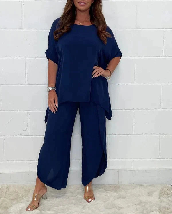 WW | Zweiteiliges Anzugset mit Ärmeln für Damen | Stilvolles und bequemes Outfit