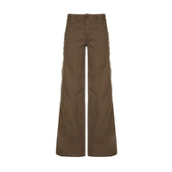 WW | Amerikanische Retro Low Waist Split Schlaghose