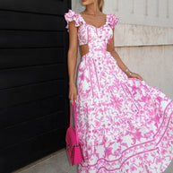 WW-Schulter-Polster-Kleid