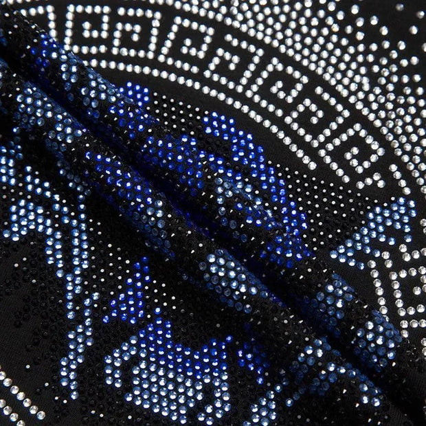 WW | Herren T-Shirt mit Tigerkopf und Strass