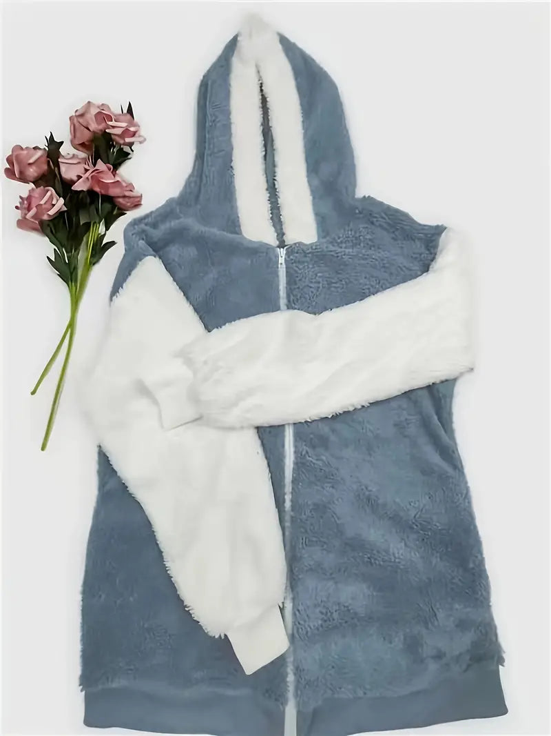 Gemütliche schicke Jacke mit Reißverschluss