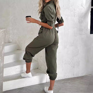 WW Fracht Taillen-Jumpsuit für Damen