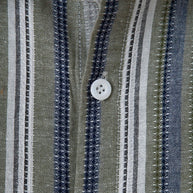 WW | Gestreiftes Baumwoll Leinen Herrenhemd für entspannte Looks