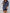 WW | Schicker Herbst Gestreifter Quarter Zip Pullover Kleid für Frauen