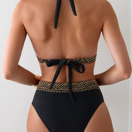 WW | Frauen Bikini Set Zweiteilig: Hoch Bedeckt, Schnell, Sportlich