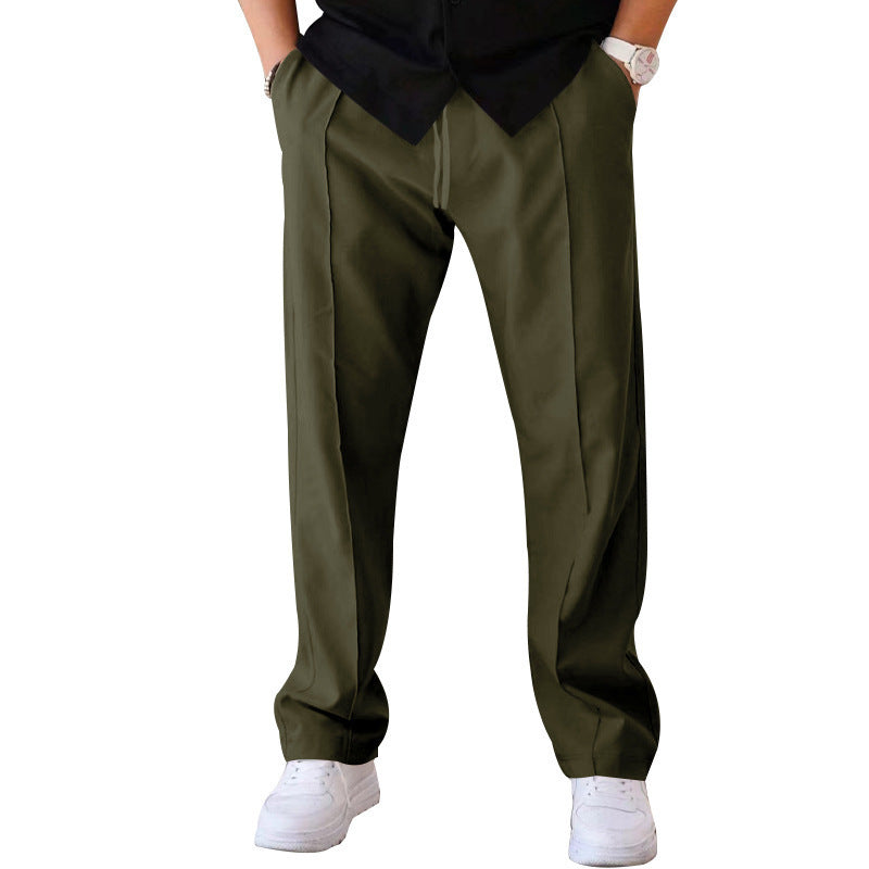 WW | Sportliche Herrenhose Mit Lockerem, Geradem Schnitt Und Kordelzug