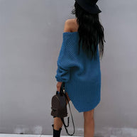 WW - Übergroßes Strickkleid