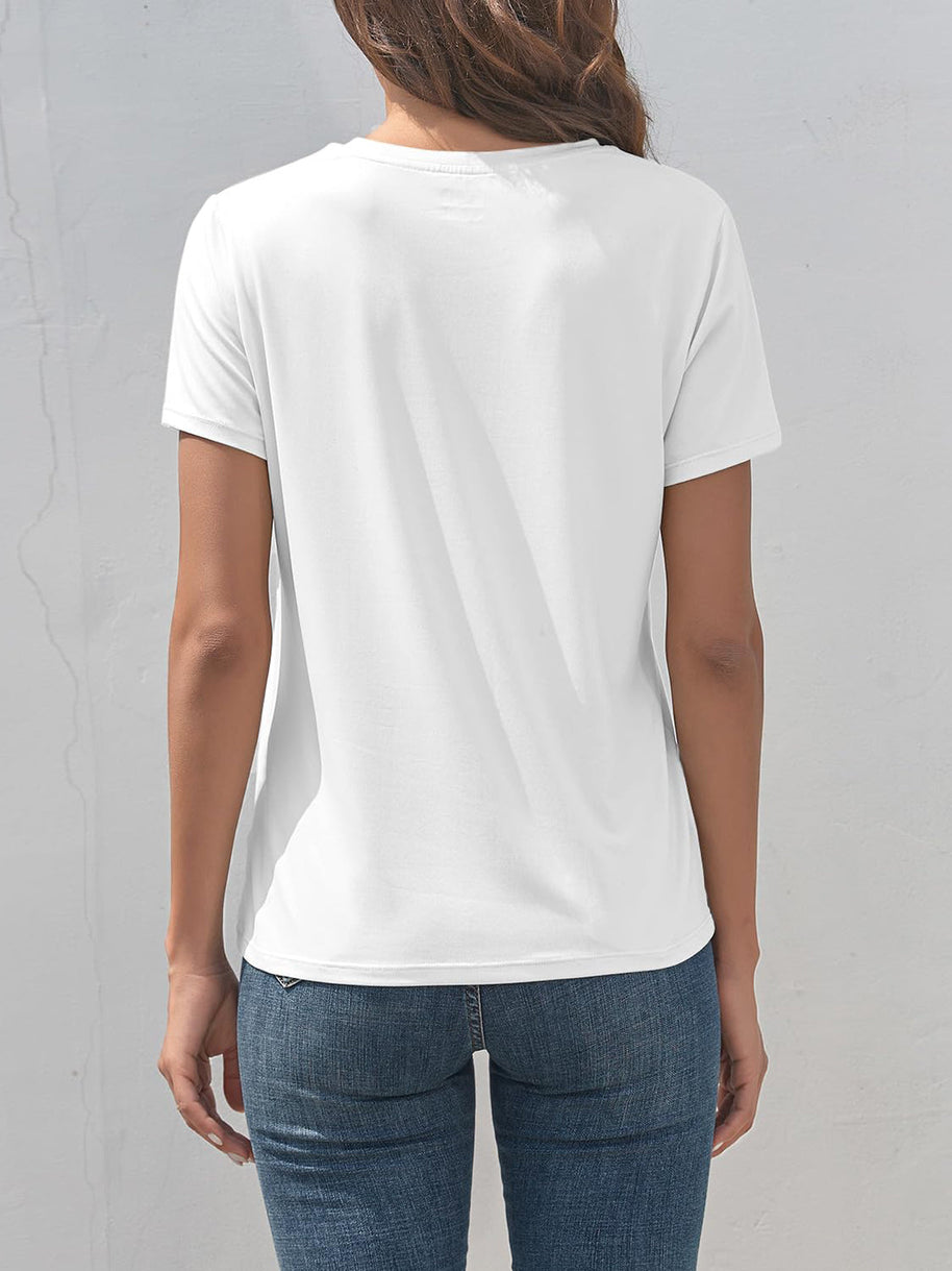 WW | Smile Rundhals Kurzarm T-Shirt