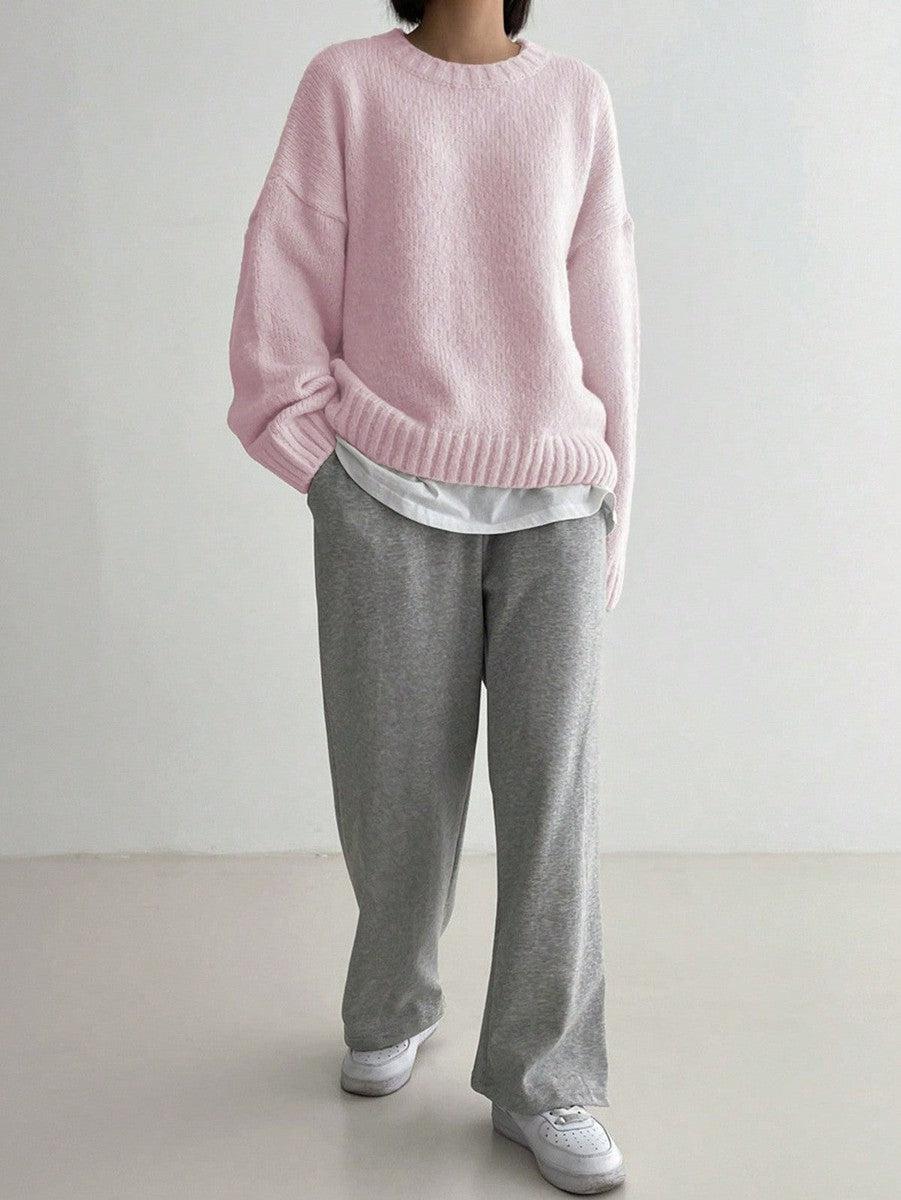 W&W Mode | Chic Pink Einfarbige Bluse