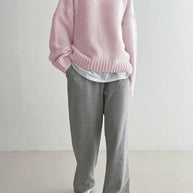 WW | Chic Pink Einfarbige Bluse