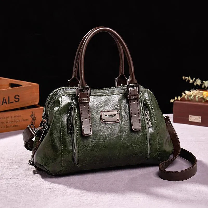 WW | Elegante Lederhandtasche