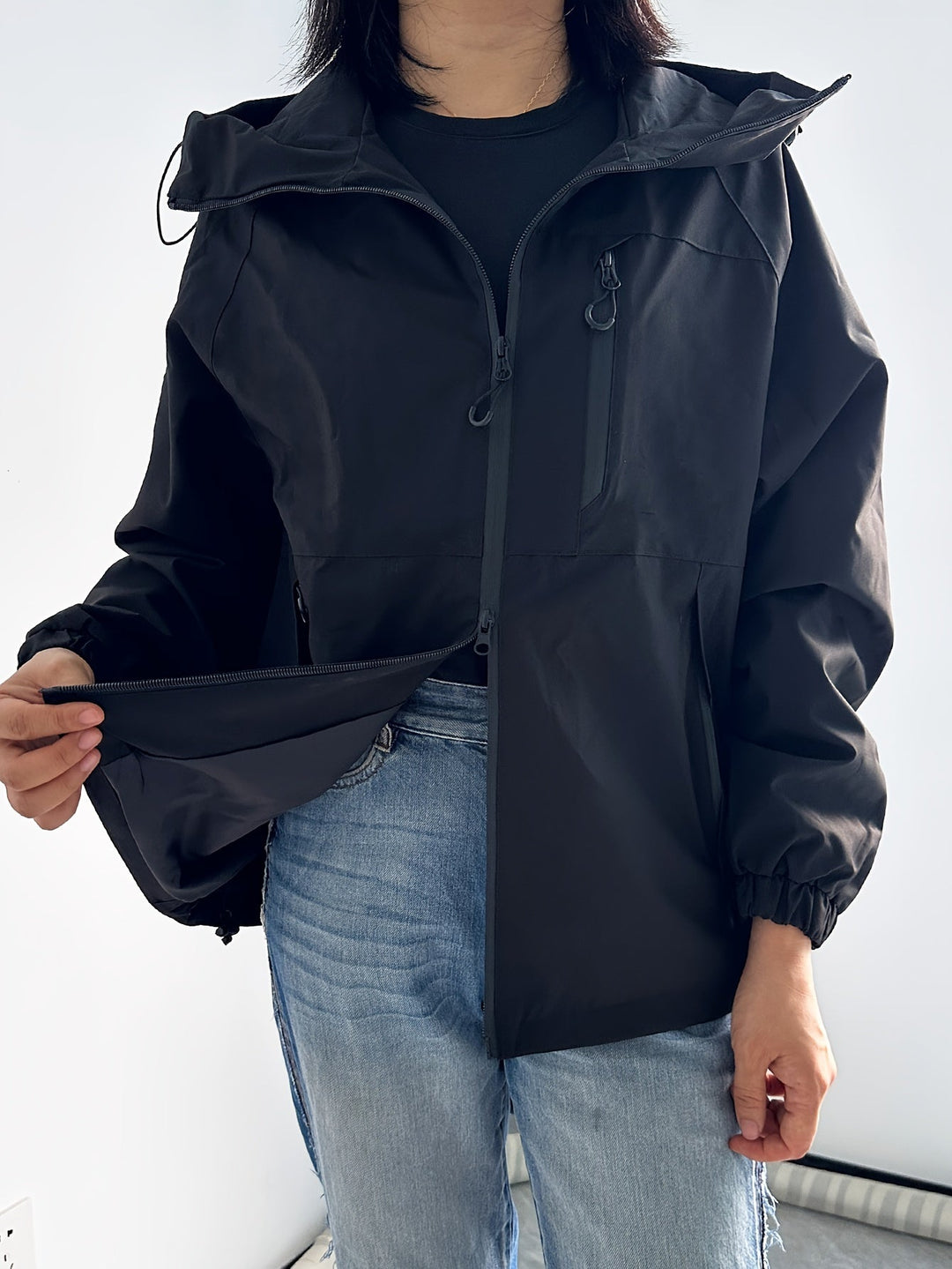 W&W Mode | Moderne Wasser Und Winddichte Regenjacke Für Damen