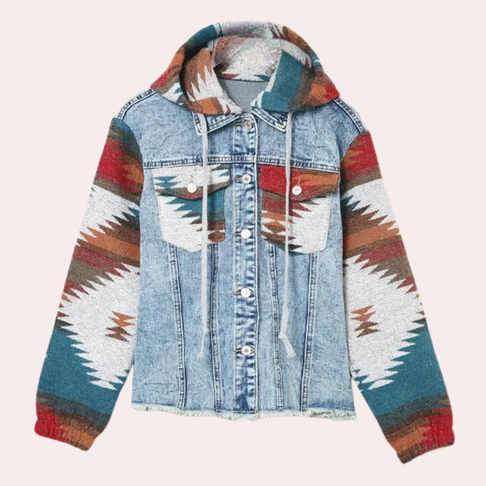 WW | Weinlese Stil Jeansjacke Für Frauen