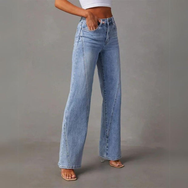 Elegante Schlagjeans
