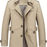 WW | Herren Große Größe Baumwollwindjacke Für Frühling Und Herbst