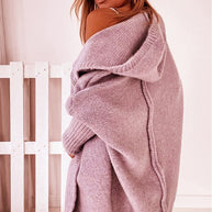 WW | gestrickte Cardigan - oversized Damenpullover