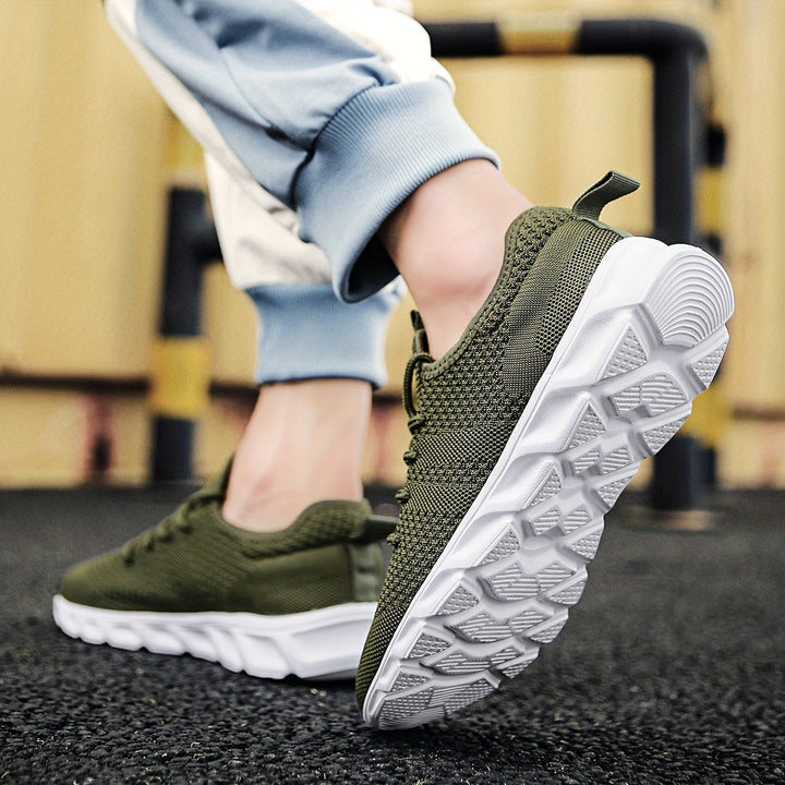 W&W Mode | Leichte, Atmungsaktive Herren Laufschuhe Mit Anti Rutsch