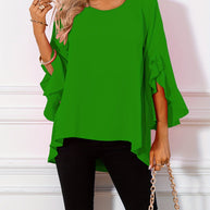 WW | Bluse Mit Rundhalsausschnitt Für Den Frühling
