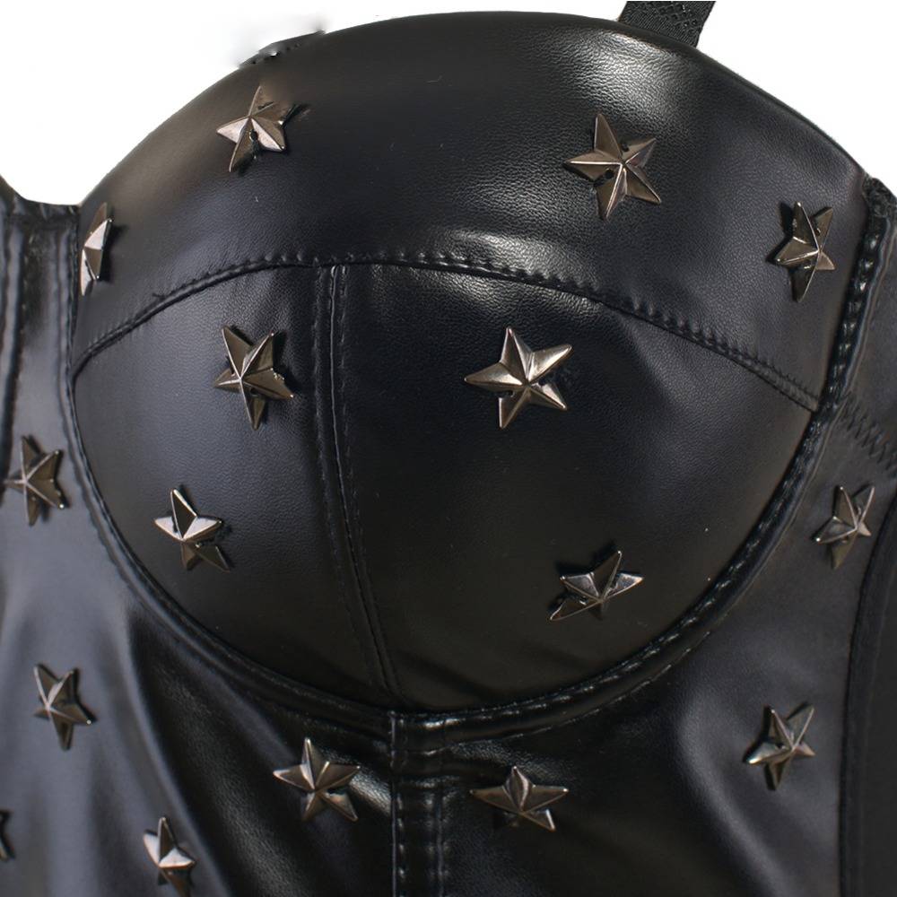 WW | Schwarzes Sternen-Crop-Top