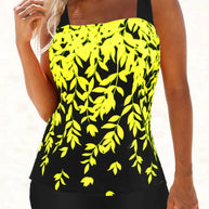 WW – Tankini mit Blattmuster