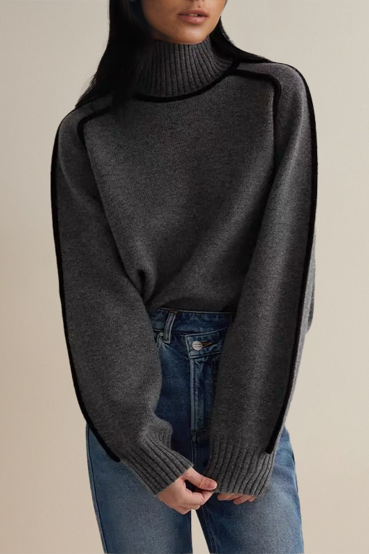 WW | Pullover - Damen Luxus Rollkragenpullover