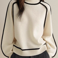 WW | Pullover - Damen Luxus Rollkragenpullover