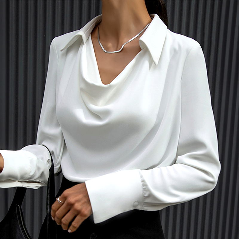 WW | Elegante Seidenbluse Für Damen