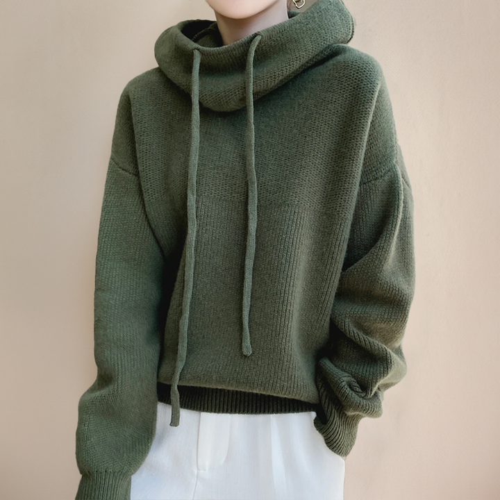 Damen Rollkragenpullover aus Merinowolle