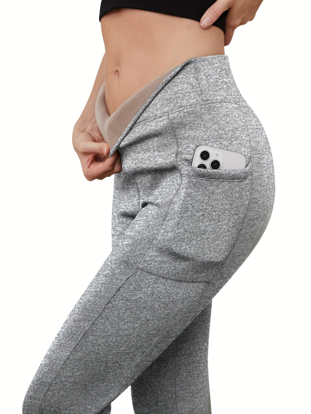 W&W Mode | Fleece Leggings für kuschelige Winter Workouts im Freien