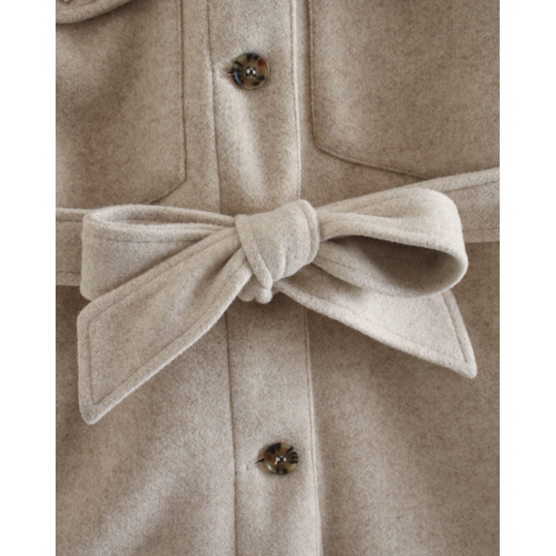 W&W Mode | Damen Mid-Length Wollmantel - Stilvoller und Eleganter Übermantel
