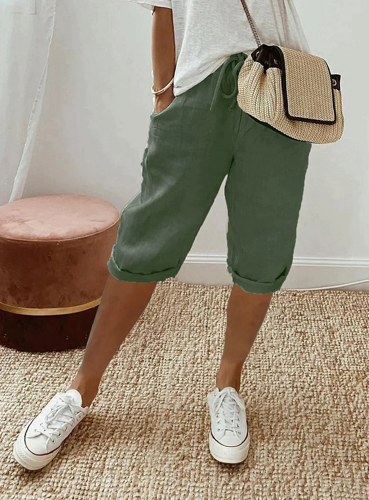WW | Damen 3/4 Hose Weiße