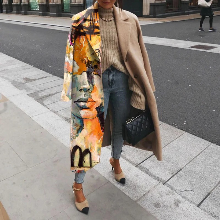 Langer Oversize-Trenchcoat für Damen
