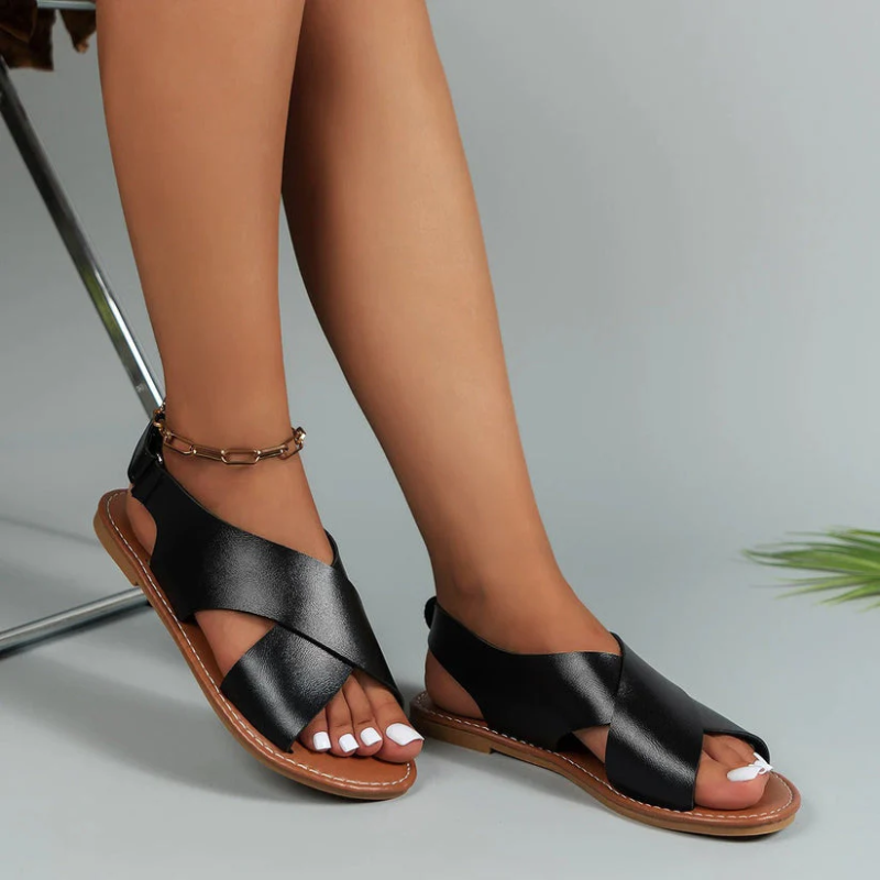 WW | Damen Bequem Sandalen Flach