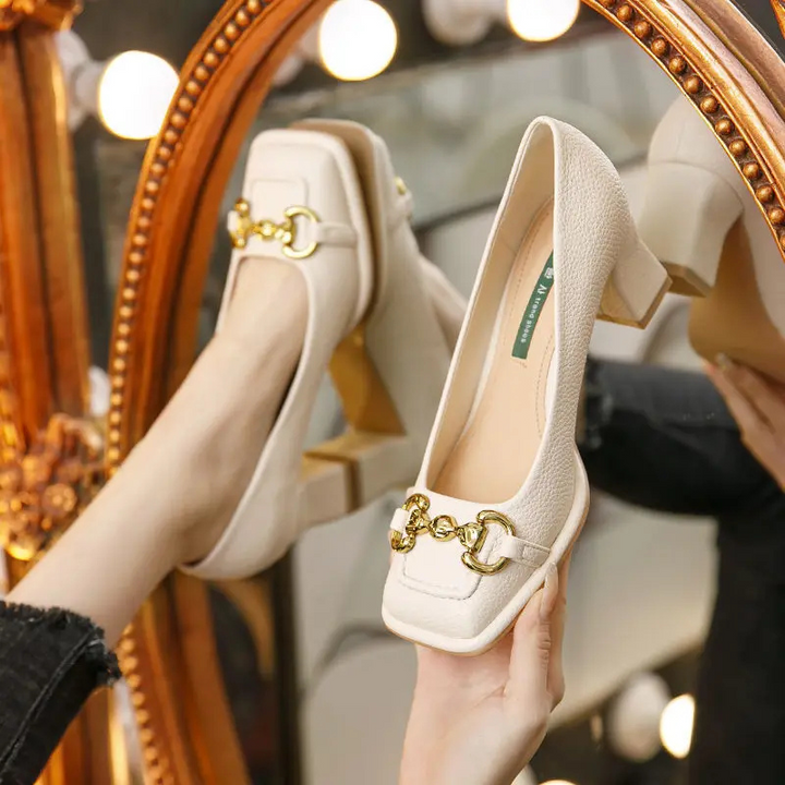 W&W Mode | Damen Block Absätz Pumps