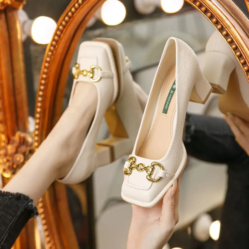 WW | Damen Block Absätz Pumps