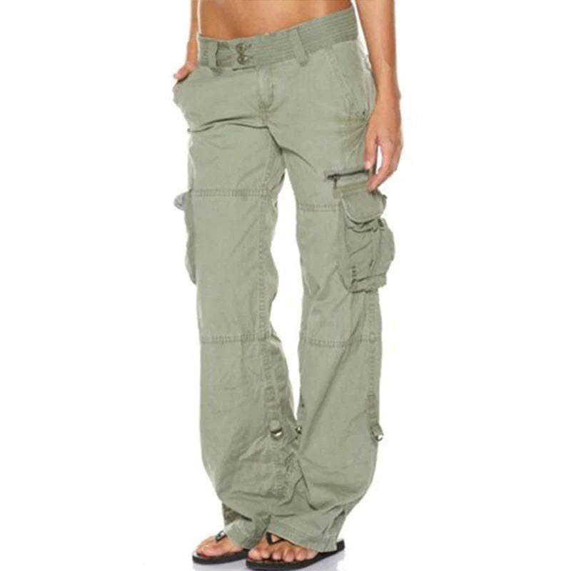 WW | Damen Cargo Hose in Schwarz