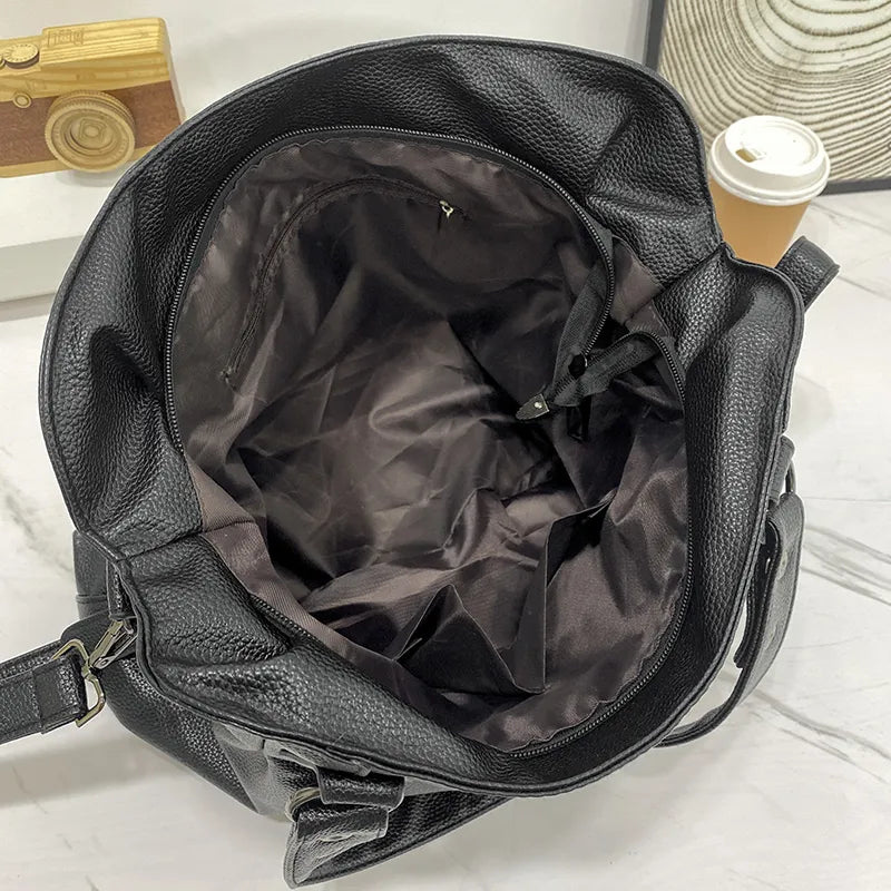 WW | Damen Designer Handtasche Schwarz