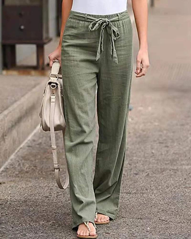 WW | Damen Bequeme Hosen Elastischem Bund