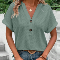 WW | Damen Elegante Bluse Mit Kurzarm