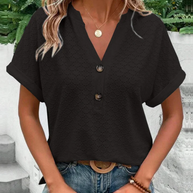 WW | Damen Elegante Bluse Mit Kurzarm