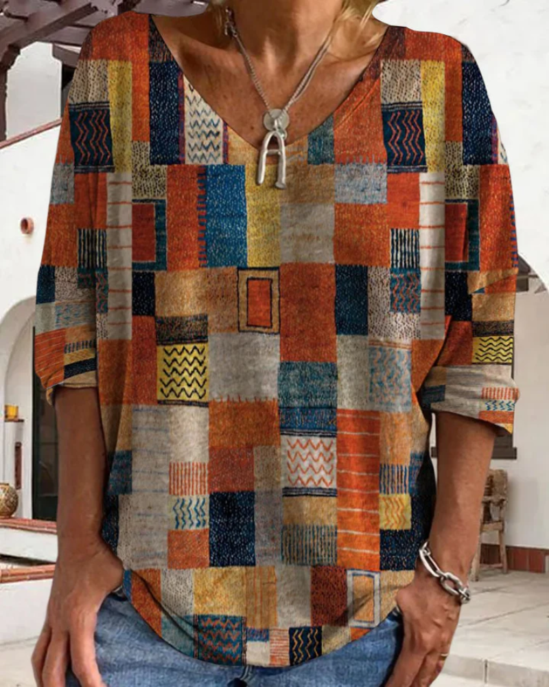 WW | Damen Elegante Langarm Shirt Modern