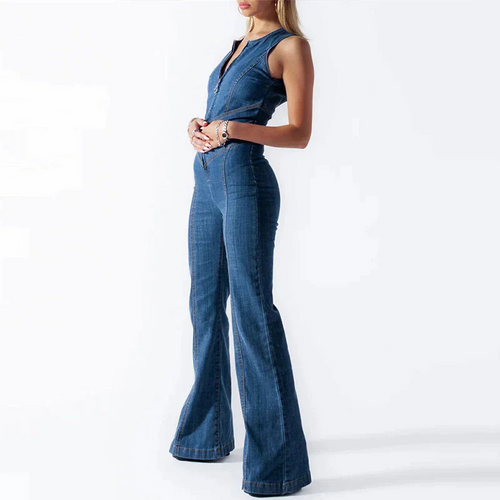 W&W Mode | Overall Damen Elegant Blau