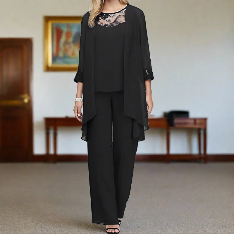 WW | Damen Elegante Zweiteiler Satz Outfit