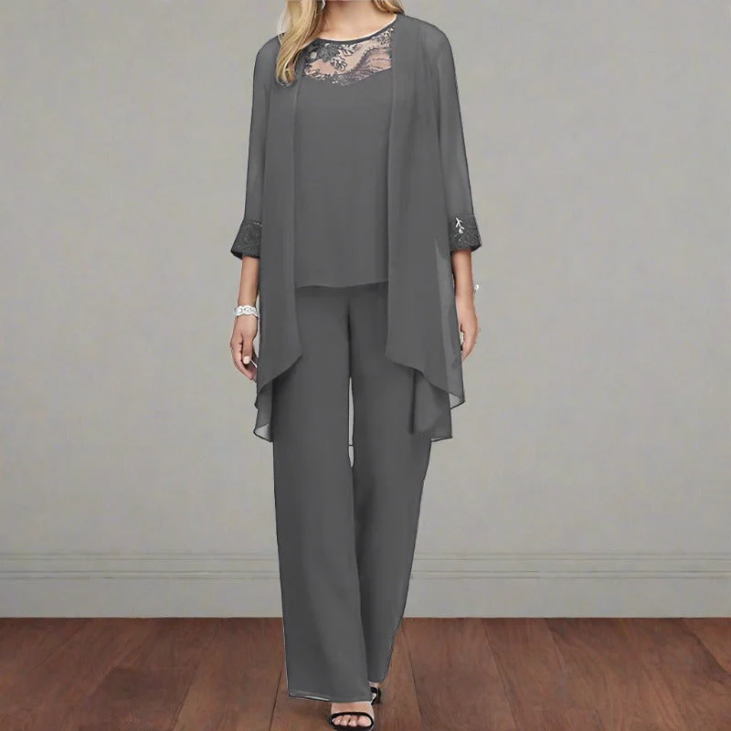 WW | Damen Elegante Zweiteiler Satz Outfit